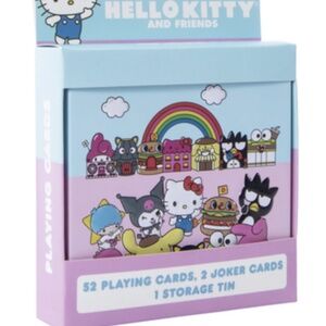 Sanrio Hello Kitty Standard Playing Card Decks with Storage Tin